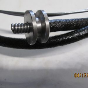 Harley Knuckle,Pan,45's Cloth Covered Spark Or Throttle Control Coil Cable 1932-48 P/N 3334-32