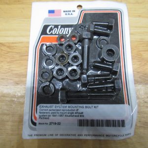 Harley Knucklehead,Panhead,Exhaust System Mounting Bolt Kit 1941-57