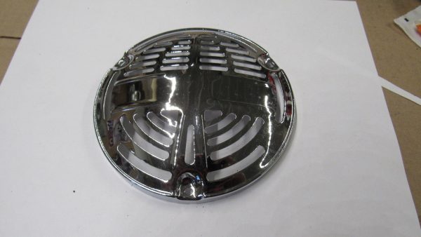 Harley Knuckle,Pan,Flathead,Plain Chrome Horn Cover 1937-UP?? P/N 69020-36