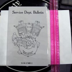 Harley Davidson Service Dept.Bulletin "Shop Dope Book" Volume One... 1912-26