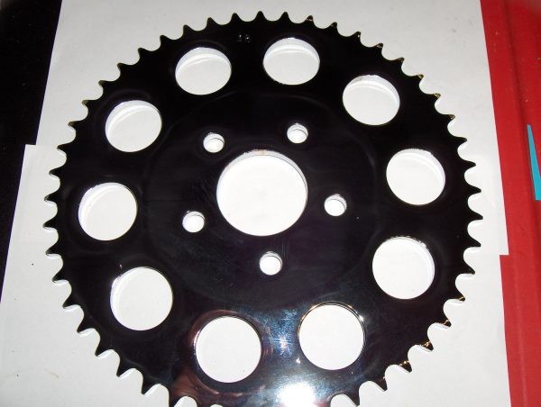 Harley Sportster XL Chrome Rear Sprocket  48 Tooth  1982-85