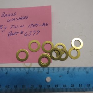 Harley Panhead,Shovelhead,Brass Oil Pump Plug Washers 1950-86 P/N 6377
