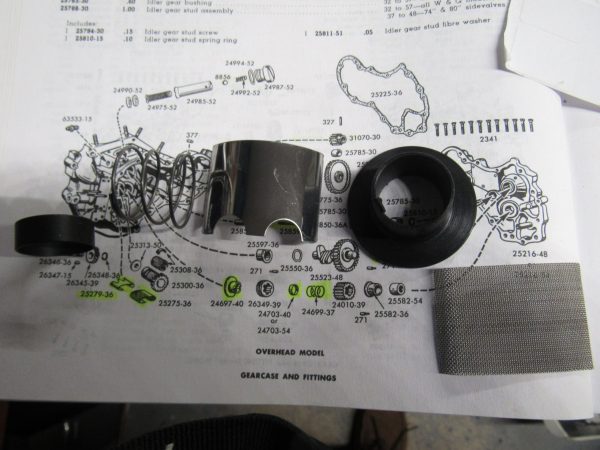 Harley Knucklehead,Panhead,Pinion Shaft Parts Kit.. 1936-53 - Image 4