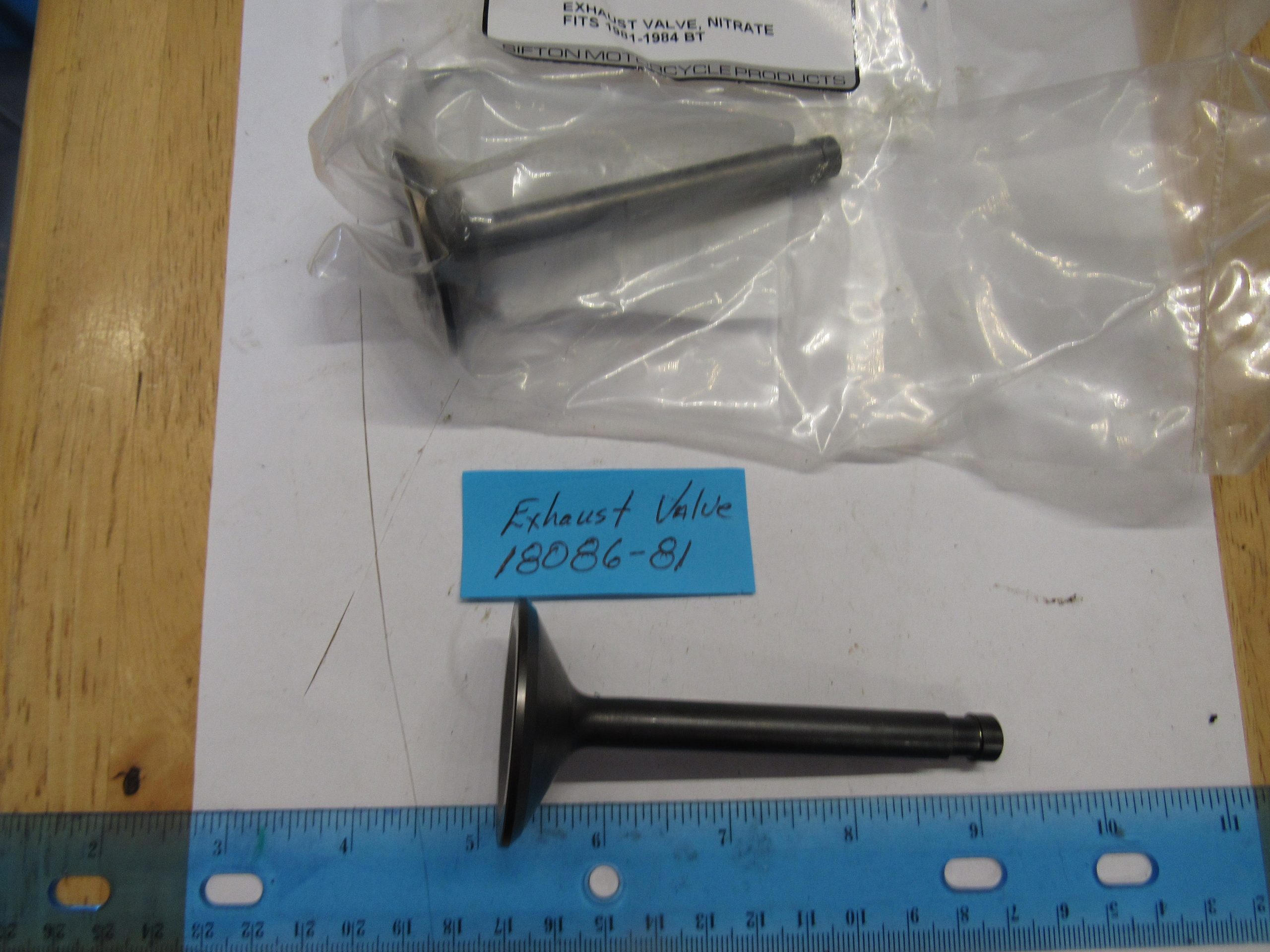 Harley Shovelhead Stainless Steel Nitrate Exhaust Valve 1981-84 P/N 18086-81 - Image 4