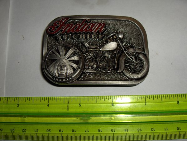 Indian Cheif Belt Buckle. - Image 3