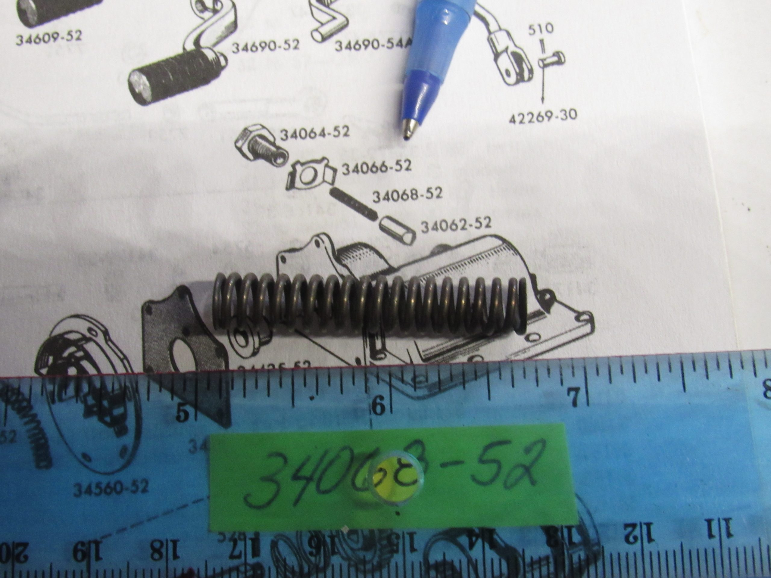 Harley Panhead,Shovelhead,Tranny Cam Follower Spring P/N 3406852A