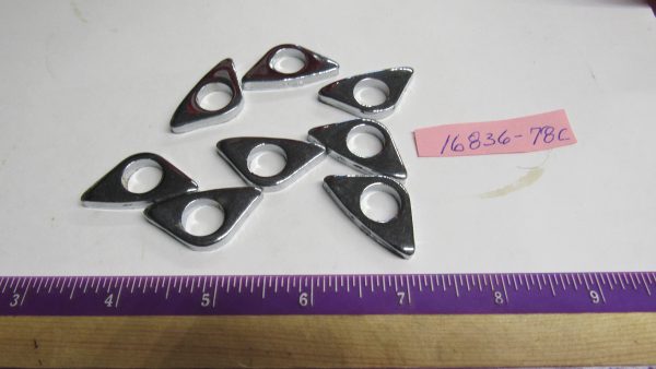 Harley Shovelhead Chrome Cylinder Base Stud Spacers 1978-84 P/N 16836-78C
