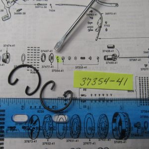 Harley 45 Flatheads,Servi-car?Clutch Gear Oil Seal Kit Snap Rings.1941-73