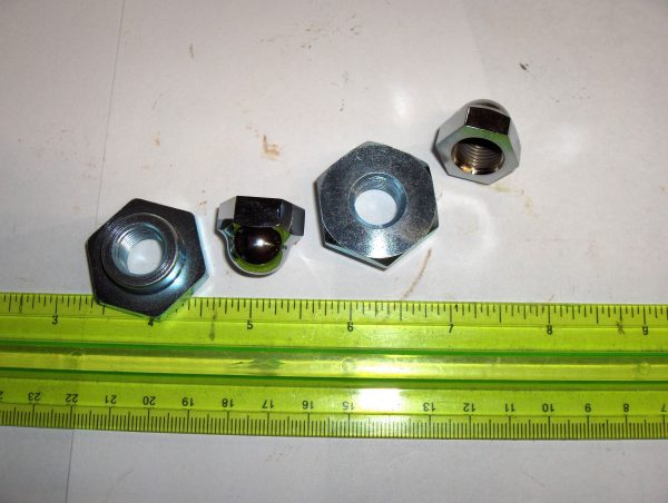 Harley,Knuckle,Pan,Flathead Springer Fork Rod Nut Kit. 1936-52. P/N 45647-30 & 45648-36 - Image 3