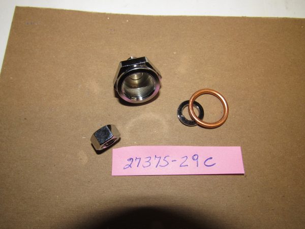 Harley,Knuckle,Pan,Flathead.Carburetor Bowl Lock Nut Kit 1930-65 P/N 27375-29C