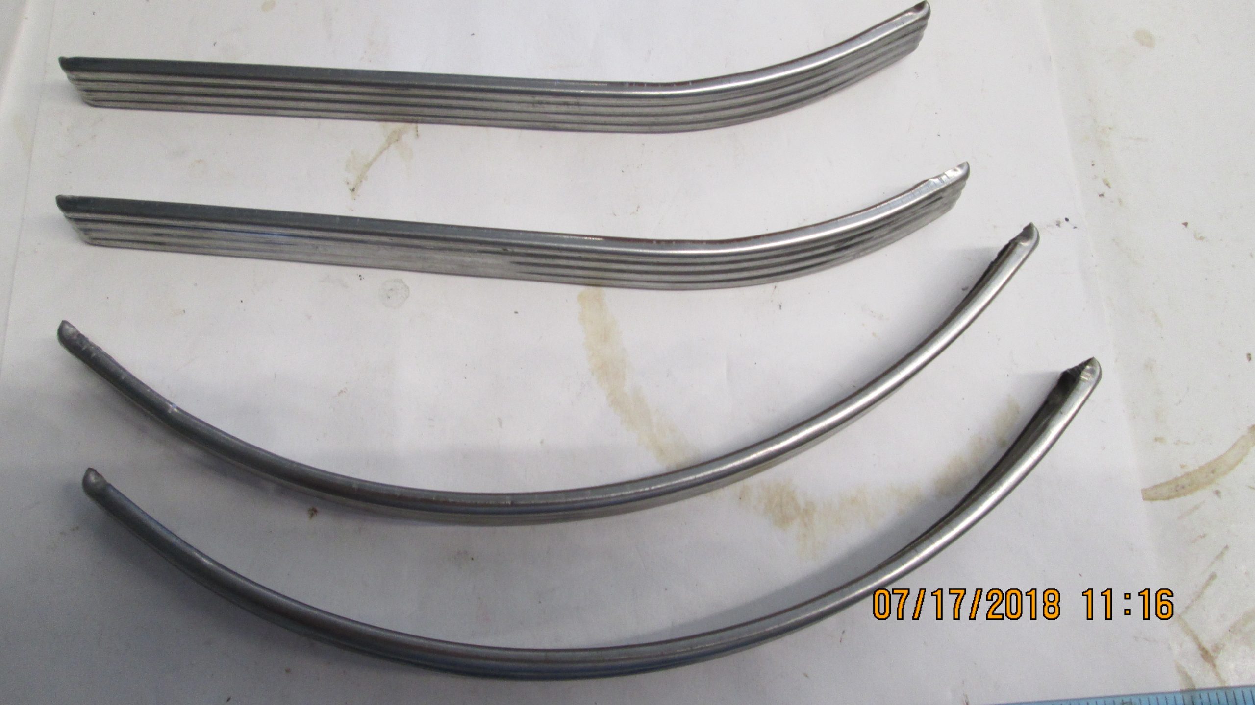 Harley Knucklehead,Flathead.Stainless Steel Emblem Trim Set 1941-46 P/N 61799-41 - Image 2