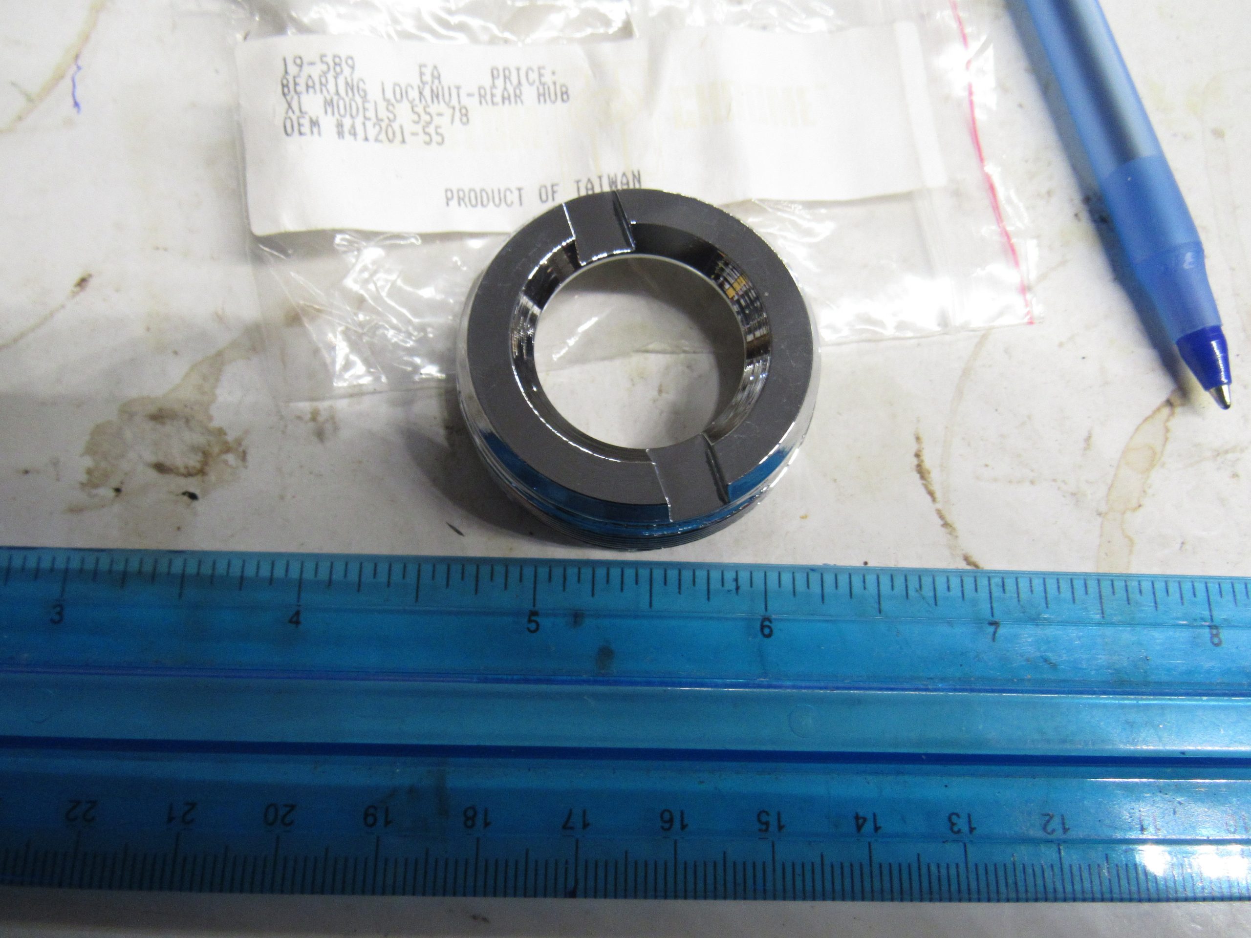 Harley Sportster Rear Hub Bearing Lock Nut 1955-78 - Image 4