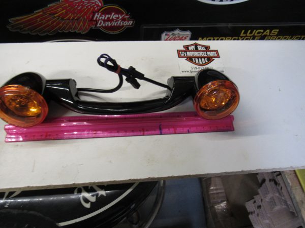 Harley Evolution,Twin Cam,Chrome or Black Revox Turn Signal Bar Kit - Image 4