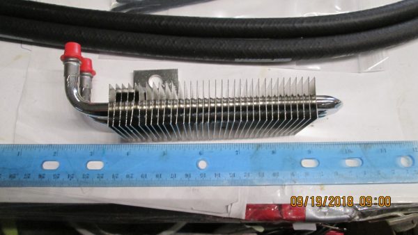 Universal Small Chrome Oil Cooler.. - Image 2