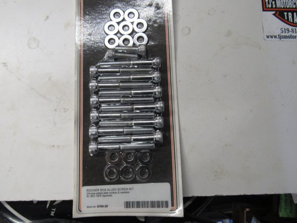 Harley Sportster Rocker Box Chrome Allen Screw Kit 1957-76