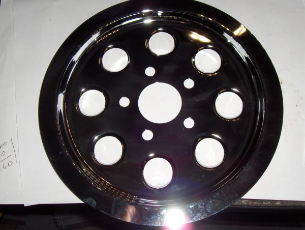 Harley Sportster Chrome Belt Pulley Sprocket Cover  1991-2003 - Image 4
