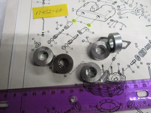 Harley Shovelhead Rocker Arms Shaft Spacer  1966-84  P/N 17452-66