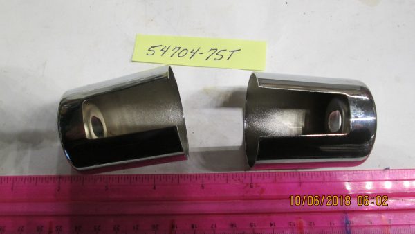 Harley Ironhead Sportster Chrome Upper Shock Stud Covers.1975-78. P/N 54704-75 - Image 2