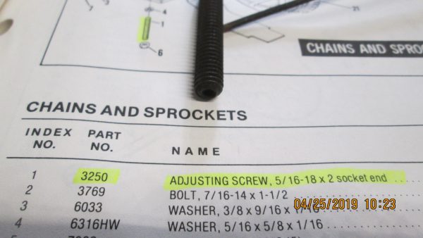 Harley Sportster Primary Chain Adjusting Screw 1971-90 P/N 3250