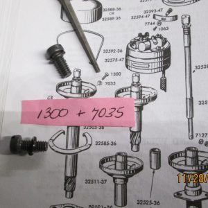 Harley 45 Flathead Solo and Servi-car Timer Mounting Screws 1937-65