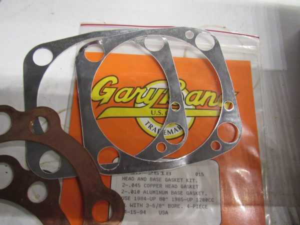 Harley 80" Evolution Big Twins Copper Head Gaskets,Aluminiun Base Gasket 1984-up - Image 3