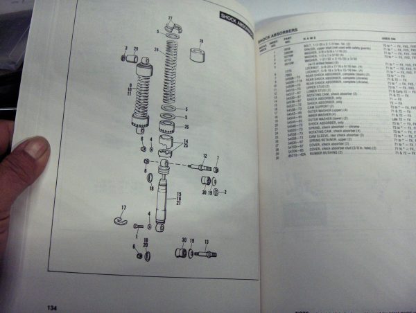 Harley Factory Spare Parts Book for 1971-1980 FX - Image 3