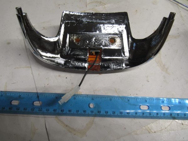 Harley Shovelhead,Evo Front Fender Trim Light with Amber Lens. 1979-UP?? P/N 59082-79 - Image 2