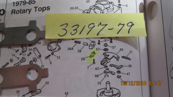 Harley Shovelhead Transmission Shifter Plunger Lock .1979-84. P/N 33197-79 - Image 2