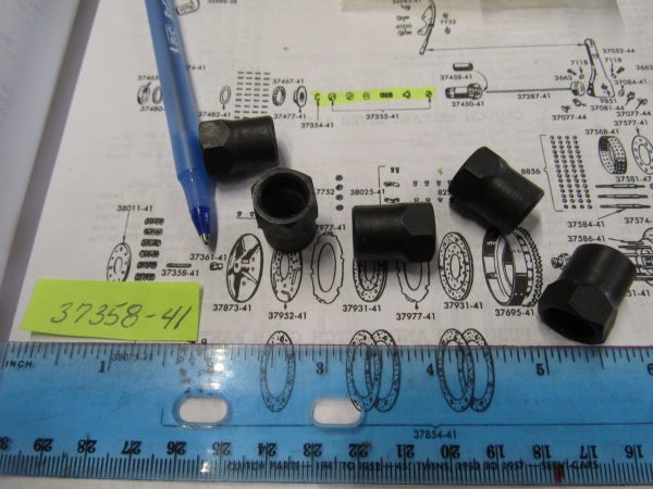 Harley Big Twin,45 Flathead, Clutch Adjusting Screw Nut 1941-84 P/N 37361-41 - Image 2