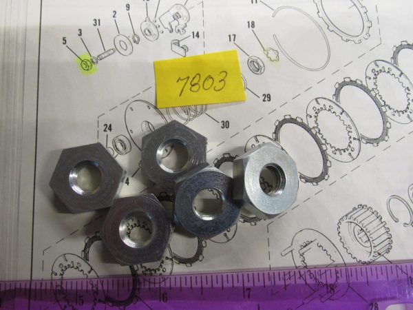 Harley Sportster Clutch Adjusting Screw Nut  1971-84  P/N 7803 - Image 2
