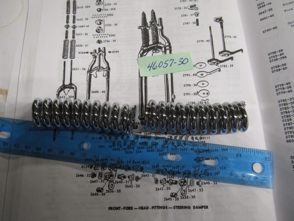 Harley Knuckle,Pan,45 Flathead Inner Upper Springer Springs P/N 46057-30 - Image 2