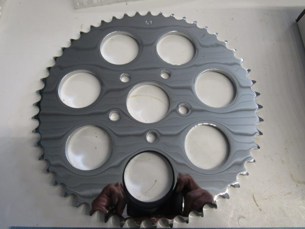 Harley Sportster XL Chrome Rear Sprocket ?51?Tooth  1986-92
