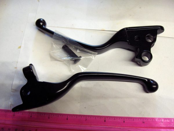 Harley Davidson Twin Cam Touring Black Satin?Clutch and Brake Lever Set - Image 2