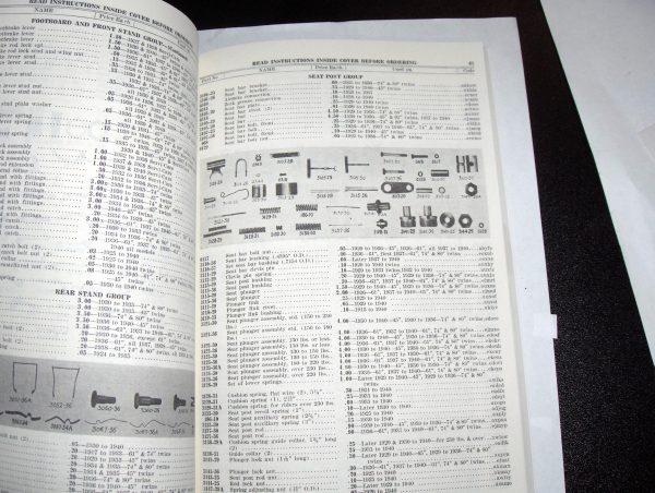 Harley Spare Parts Book for 1930-1940 Big Twin - Image 2