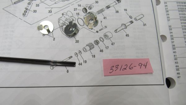 Harley Evo,Twin Cam Lock Tab for Starter Shaft Bolt 1994-UP? P/N 33126-94