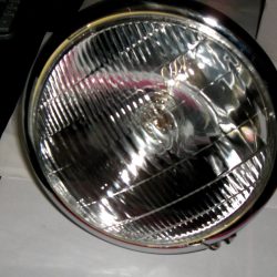 Harley Knucklehead,Panhead,45Flathead Chrome Springer Fork Headlight  1936-57. P/N 67701-35