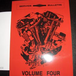 Harley Davidson Service Dept.Bulletin "Shop Dope Book" Volume Four.. 1957-69