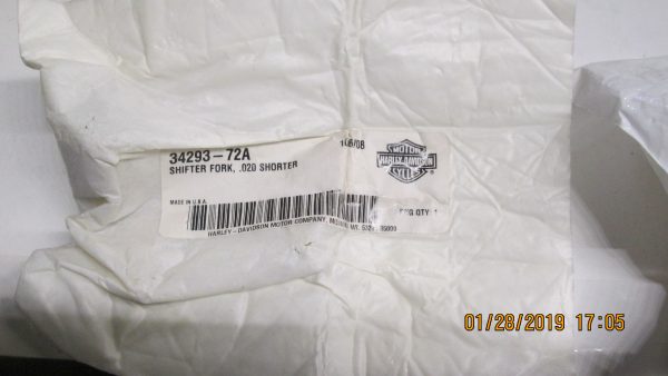 Genuine Harley Sportster Shifter Fork. -020 Shorter  1957-90  P/N 34293-72 - Image 4
