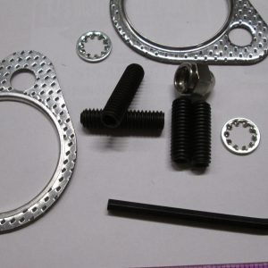 Harley Shovelhead Exhaust Stud Nut and Gasket Kit 1966-84
