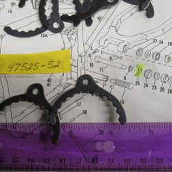 Harley Sportster Swingarm Lock Plates  1952-81  P/N 47525-52