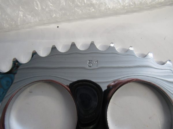 Harley Sportster XL Chrome Rear Sprocket ?51?Tooth  1986-92 - Image 2