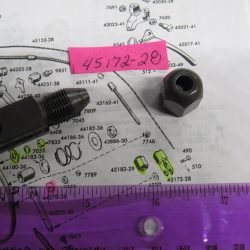 Harley Knuckle,UL,WLC,Servi-car Lower Brake Cable Clamp 1936-57  P/N 45172-28