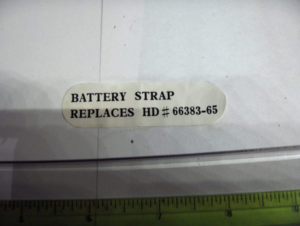 Harley Panhead,Shovelhead Stainless Steel Battery Strap  1965-69 P/N 66383-65 - Image 2