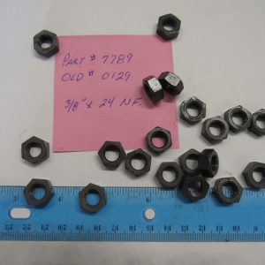 Parkerized 3/8" X 24 NF Nut.. Part # 7789 or Old Part # 0129