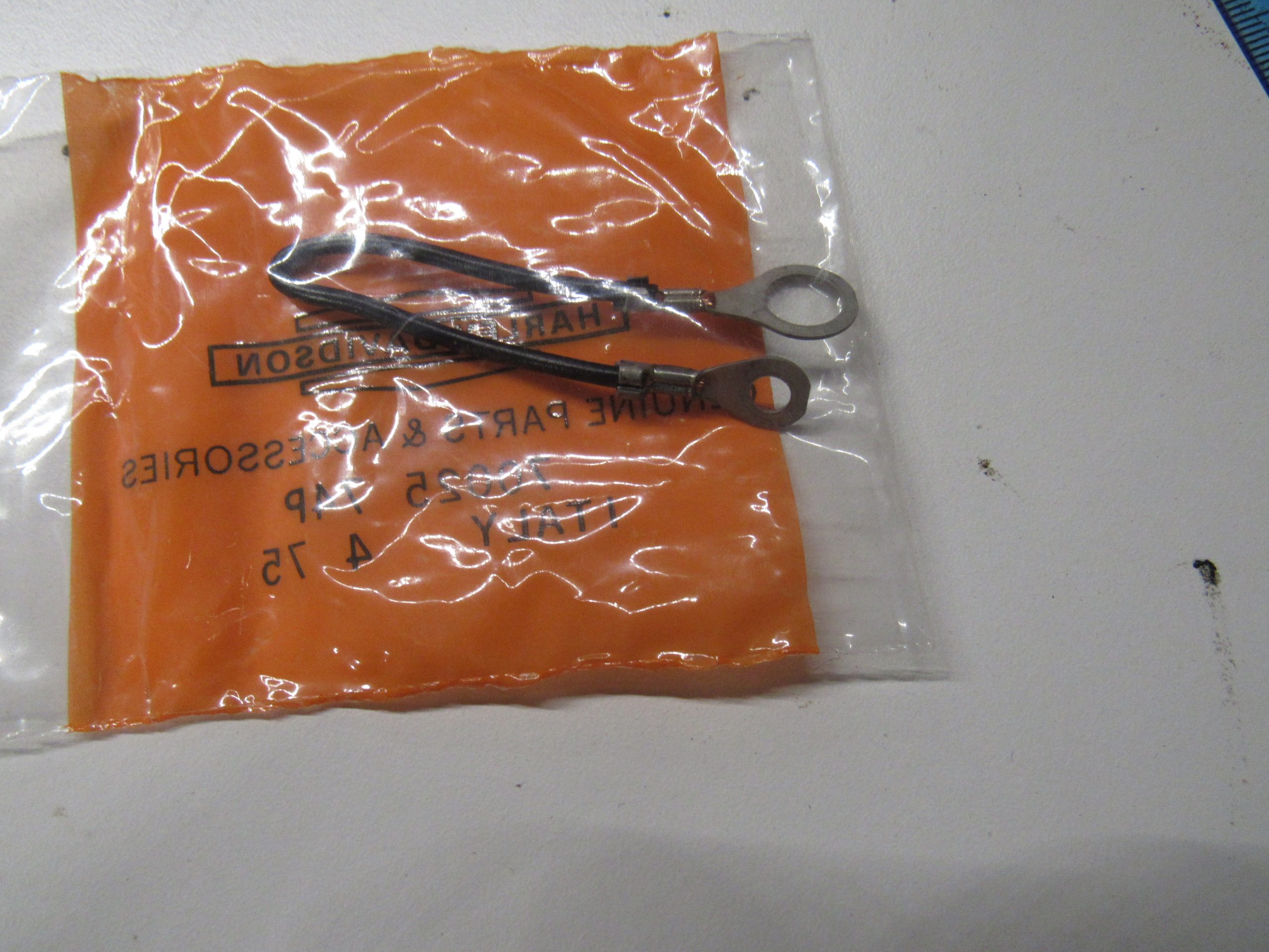 Harley Davidson Aermacchi Tail Lamp Ground Wire *NOS* 1974-75 P/N 70025-74P - Image 2