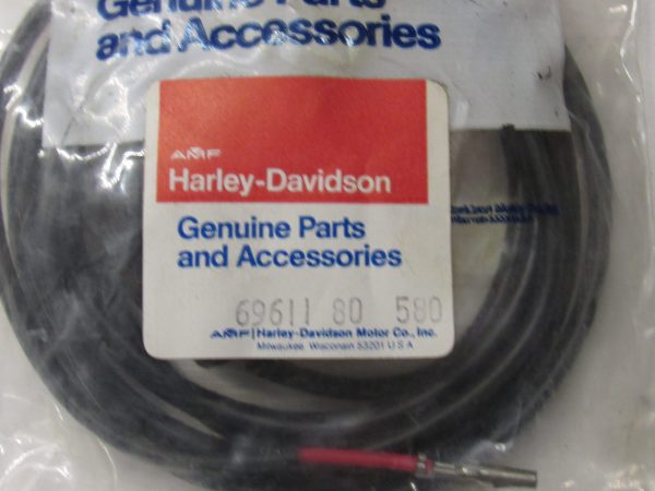 Genuine Harley Shovelhead FLT Fuel Guage Wire & Boot 1980-UP?? P/N 69611-80 *NOS - Image 5