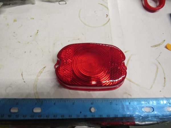 Harley Panhead,Shovelhead,Sportster Tail Light Lens  1955-72 P/N 68090-69 - Image 2