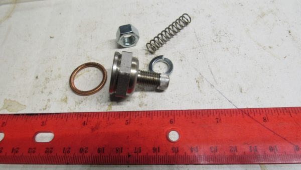 Harley,Knuckle,Pan,Flathead.Carburetor Bowl Lock Nut with Drain *NEW* - Image 4