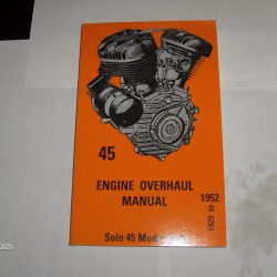 Harley 45 Solo WL WLA Service Engine Overhaul Manual 1929-52