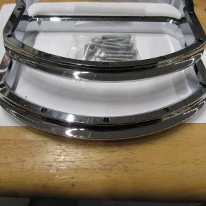 Harley Panhead Engine Chrome D-Rings With Screws. 1948-65  P/N17509-54A